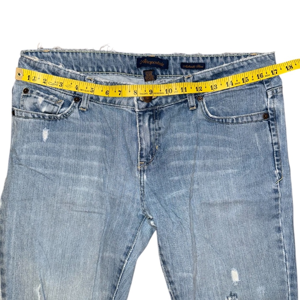 Light Blue Distressed Jeans - Picture 10 of 16
